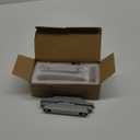 Hidden Door Hinges2 Pcs- 6 x 2 x 1.2 inch Silver Thin Invisible Hinges for Doors Zinc Alloy Concealed Hinge, 3 Way Adjustable Hinges, 180Swing Invisible Hinges for 28-45mm Door Thickness