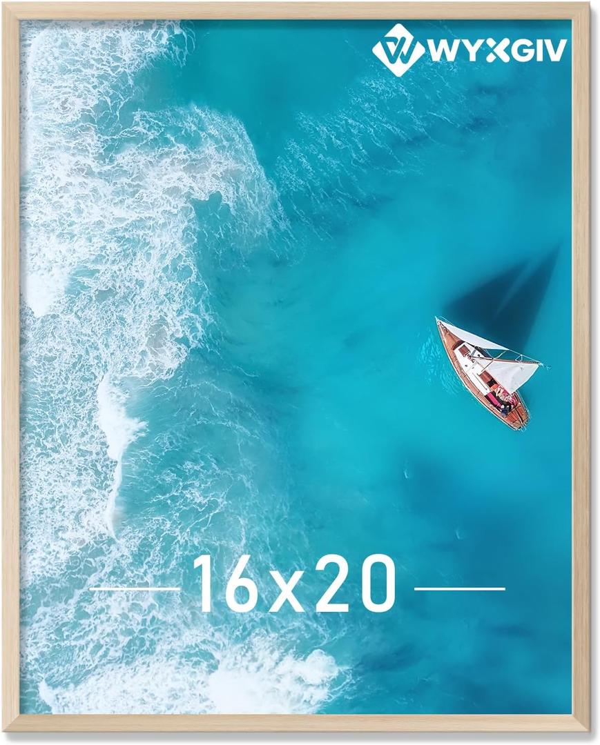 Natural 16x20 Picture Frame Lightweight yet Durable Frame Wall Hanging