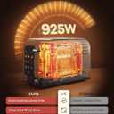 Ganiza Smart Toaster 2 Slice with Touchscreen, Digital Countdown Timer, Touch Screen Toaster Wide Slot, Full Stainless Steel, Defrost Reheat Cancel, +/-10s Fine-Tune, Removable Crumb Tray, Max 925W