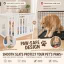 VNE Dog Playpen Indoor with Door, Portable Puppy Playpen, 8-Panel Pet Pen