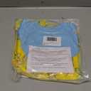 The Smurfs Smurfette Toddler Girls Tutu Tulle Dress Blue/Yellow 2T