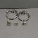 Ntipox 5 Pieces Brushed Nickel Bathroom Hardware Set,Wall Mounted 23.6 inch Towel Bar Set,Towel Rack Set,Toilet Paper Holder, Bathroom Accessories Set