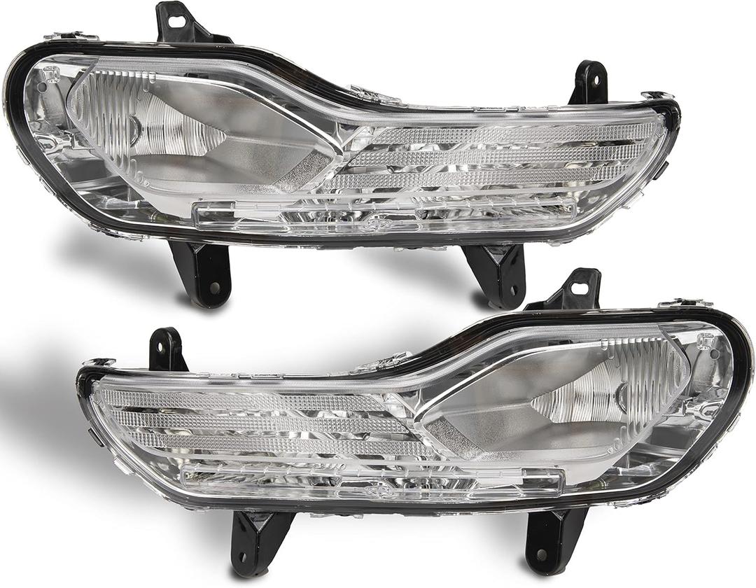 BXZ Front FogLight FogLamp LH RH Assembly For Ford Escape 2013 2014 2015 2016 Left Driver Right Passenger Side FO2520189