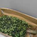 INSPRING 27'' Artificial Boxwood Topiary Trees Outdoor Fake Bushes Plants UV Resistant Evergreen Shrubs with Metal Ground Spike for Porch Patio Garden, 1 Pack