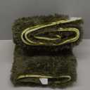 Runner Rug for Bedroom, 2x6 Soft Shag Fluffy Area Rugs for Girls Boy's Room, Plush Shaggy Carpet with Non-Slip Bottom for Living Room Dorm, Olive Green