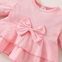 FOCUTEBB Baby Girl Clothes 9-12 Months Infant Girl Sweatshirt Outfits Fall Winter Outfits Long Sleeve Ruffle Tops Camo Pants Sets Headband Pink 9 12 Months