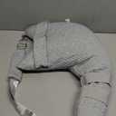 Rotator Cuff Pillow, Removable Shoulder Support Pillow for Frozen Shoulder Relief, Post Arm Surgery Recovery Supplies, Broken Arm Cushion for Pain Relief and Side Sleeping, Light Gray