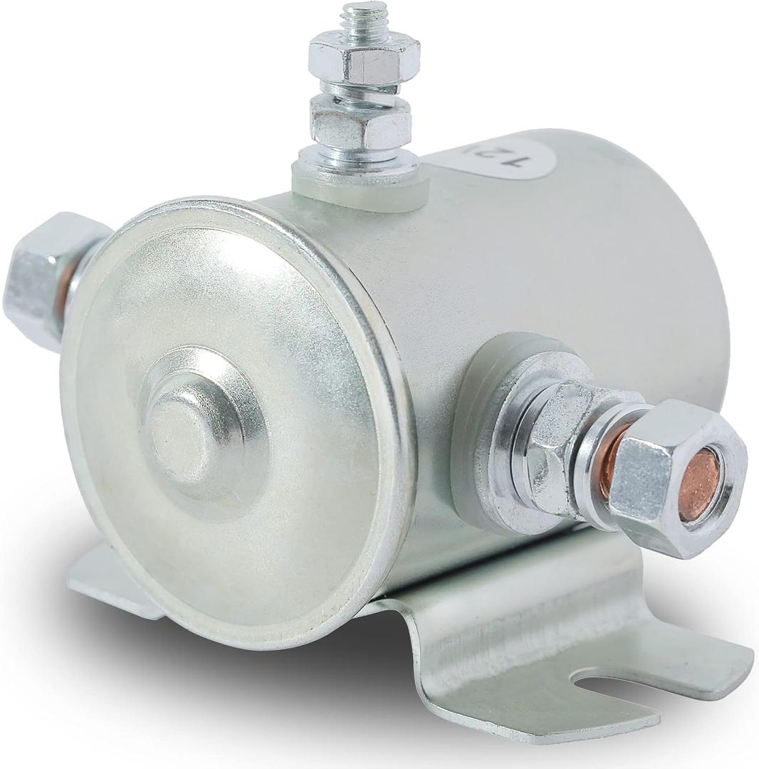 Stylemafia Max 200A Trombetta Continuous Solenoid Relay 3 Terminal Heavy Duty Winch Marine 24106 SPST Solenoid 12VDC