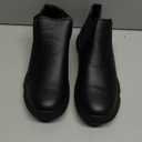 PJZHJ Non Slip Shoes for Men Oil-Proof and Waterproof Chef Shoes Comfortable Slip Resistant Work Shoes for Kitchen Hospital (44, Black)