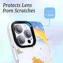 for iPhone 16 Pro Max Case, Cartoon Pattern with Little Prince-Like, Military-Grade Drop Protection, Cute Soft Slim TPU Protective Cover with Camera Lens Protection for Women & Girls