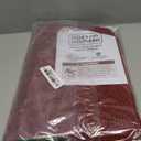 COSY HOMEER 27X18 Inch Anti Fatigue Kitchen Rug Mats are Made of 100% Polypropylene Half Round Rug Cushion Specialized in Anti Slippery and Machine Washable (Burgundy 1 pc)