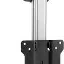 Mount-It! Folding Ceiling TV Mount | Flip Down and Under Cabinet TV Bracket for Compact Screens 13-27 Inch | Space-Saving Tilt and Swivel Design | Adjustable Height | VESA 75x75, 100x100 | Max 44 lbs