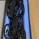 Trekassy 60" Large Rectangle Platform Tree Swing for Kids Adults, 700lb Capacity Outdoor Flying Swing, 900D Oxford Waterproof Giant Swings with 2 Hanging Straps for Backyard- Blue(Patented)