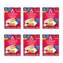 Atkins Strong Birthday Cake High Protein Bars, 20g Protein, 2g Sugar, 4 Count (Pack of 6) (EXP 06/26/26)