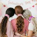 KatchOn, Multicolor Satin Hair Scrunchies - Pack of 12 | Spa Party Favors, Hair Accessories for Women, Girls, Valentines Day Gifts for Her | Birthday Gift for Girlfriend, Sister | Galentines Day Gifts