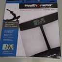 GLASS WEIGHT TRACKING SCALE BLACK/CLEAR - HEALTH-O-METER