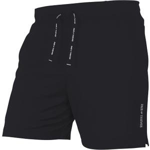 Pair of Thieves Men's Off Duty Tapered Super Soft Lounge Shorts - Cotton Modal Blend Shorts (Black, Large)