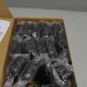 Ravinte 30 Packs (15 Pairs) 3/8" Inset Matte Black Cabinet Hinge,Self Closing Hinges for Kitchen/Bathroom/Furniture Cabinets & Doors,Decorative Cabinet Hardware Kitchen Cabinet Hinges with Door Bumper