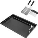 Full Size Griddle Insert with Spatula Set for Charbroil Performance 4 Burner 463352521 463365021 463354021 463365522, Flat Top Plate for Charbroil Grill Replacement Parts G426-0005-W1 G426-0004-W1