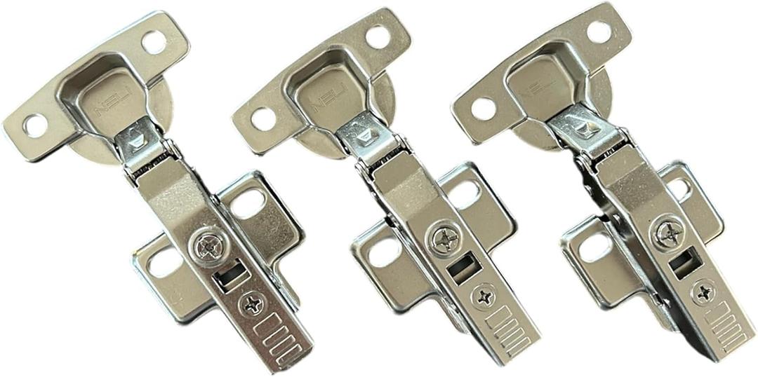 NELI Set of Hinges (New) with softclose for Pax (Like KOMPLEMENT Hinges) (NELI 3er-Set)