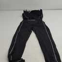 Womens Workout Sets Two Piece Spaghetti Straps Tank Top Matching High Waist Leggings Gym Work Out Outfits with Pockets (Small, Black)