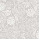 Vintage Floral Peel and Stick Wallpaper White Floral Contact Paper 16.9" x 196.8 Boho Self Adhesive Wallpaper Modern Neutral Flower Removable Wall Paper for Bedroom Cabinets Decorative Vinyl