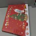 XmasExp Christmas Tree Collar, 33.5 inch Sequin Tree Skirt Stand Base Cover for Home Decor, Large Size 6 Piece, Champagne Gold