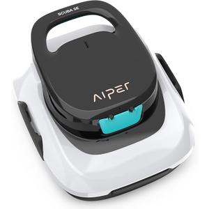 AIPER Cordless Automatic Pool Cleaner, Pool Vacuum with Auto- Parking, Lightweight, Ideal for Above Ground Flat Pool up to 860 sq.ft.