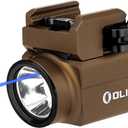 OLIGHT Baldr S Blue Beam 800 Lumens Magnetic USB Rechargeable Tactical Flashlight with White LED Combo, Compact Rail Mounted Light with 1913 or GL Rail, Battery Included (Desert Tan)