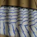 Leumoi 120 Pcs Paint Roller Covers, 1/2 Nap 9" Roller Covers, High Capacity Microfiber Naps for Wall Paint Kit Home Repair Tools Painting Supplies (Blue)