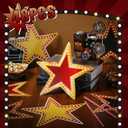 Geosar 48 Pcs Movie Star Cardboard Red Carpet Awards Night Cutouts Confetti Cutouts for Bulletin Board Movie Party Decoration Supply Wall (11 Inch)