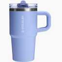 Quencher ProTour Flip Straw Tumbler with Leakproof Lid | Built-In Straw & Handle | Cupholder Compatible for Travel | Insulated Stainless Steel Cup | BPA-Free