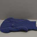 Malier Dog Winter Coat, Windproof Dog Cold Weather Coats with Real Pocket, Winter Extra Warm Pet Coat Fleece Jacket Reflective Clothes for Small Medium Large Dogs and Puppy (Blue, Large)