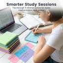 Koogel 400 Count Spiral Index Cards 4x6, 8 Pack of 8 Colors Ruled Flash Cards with Waterproof Cover for Studying, Note Taking Office Organization, College & School Supplies, (50 Sheets Each)