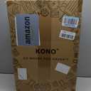 Kono Carry On Luggage 22x14x9 Airline Approved Lightweight Hardside Suitcase with Spinner Wheels & Built-in TSA Lock (Black, 20 Inch)