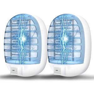 Indoor Bug Zappers, Fly Traps for Indoors, Insect Traps for Home Mosquito Killer for Kids & Pets, Home, Kitchen, Bedroom, Baby Room, Office (2 Packs)