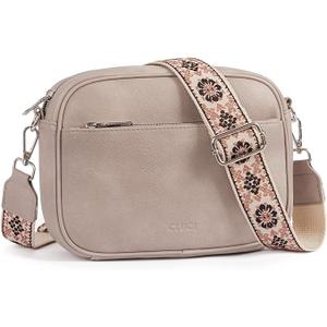 CLUCI Crossbody Bags for Women, Vegan Leather Shoulder Handbags, Purses for Women with Adjustable Wide Strap