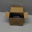 Under Couch Blocker for Toys 6" H, Plastic Under Furniture Gap Protector for Pets Blocker with Retainer, Spliced Barrier to Block Cats and Dogs for Bed Sofa Clearance (Black 12 Pack 6 Feet)