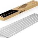 Nilight Door Threshold Ramp, 1" Rise Portable Aluminum Wheelchair Door Transition Entry Ramps for Doorways Home Steps