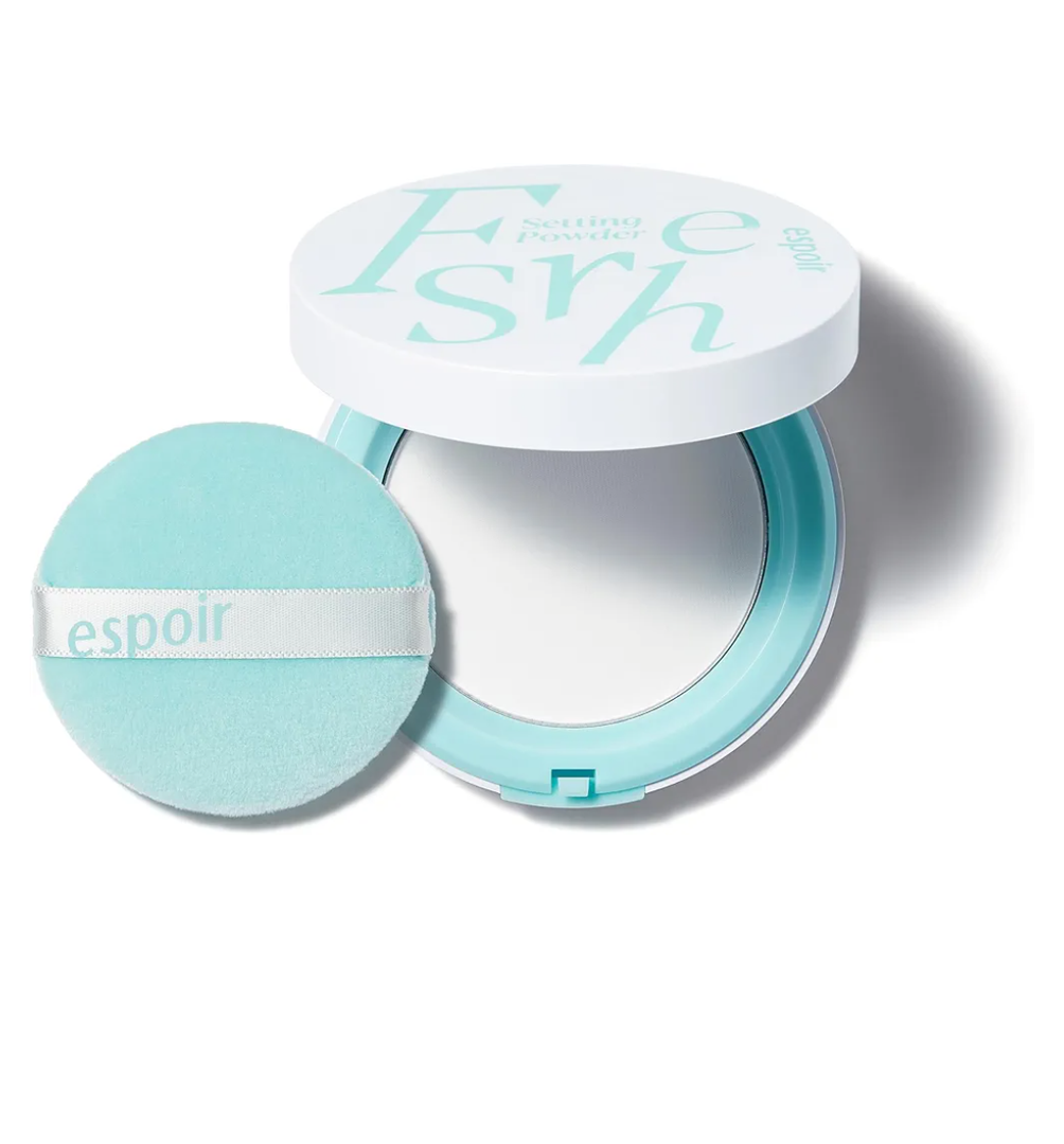 Espoir Fresh Setting Powder | Vegan Translucent Finish Powder with Hyaluronic Acid, Long-lasting & Poreless Makeup, Lightweight Layering, On-the-Go Design with Microfiber Puff, Cruelty-free, 0.31 oz