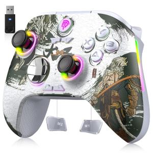 EasySMX X15 PC Controller - Enhanced Wireless Bluetooth Controller with Hall Joysticks/Hall Triggers/RGB Lighting - No Stick Drift, No Dead Zone - Work for Windows PC, Android, Steam and Switch (multi color)