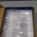 JOLLY CHEF 300 Count Clear Plastic Knives Heavy Duty, 7.7" Heat Resistant Solid and Durable Plastic Knives Disposable, Disposable Bulk Cutlery Suitable for Parties Supply Events Everyday Use