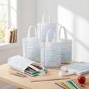 Hosuly 24 Pcs Pre-K Graduation Gifts Notebook Tote Bags End of Year Gift Bags Bulk Goodies Decor for Teacher Appreciation Preschool Kindergarten Graduation Back to School Party Supplies