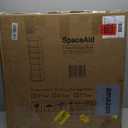 SpaceAid 7 Tier Rotating Shoe Rack Tower, Spinning Shoe Display Lazy Susan, Revolving 360 Shoe Rack Storage Round Carousel, Vertical Handbag Rotate Shoes Closet Organization (7-Tier White)