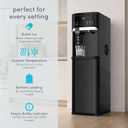 Avalon Bottom Loading Water Cooler Water Dispenser with Bullet Ice, 22 LBS Per Day- 3 Temperature Settings - Hot, Cold & Room Water, Electronic Display, Indicator Lights, ETL Listed