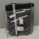 File Organizer, Fireproof File Box with Lids, Important Document Organizer Box with Lock, Portable File Folder Organizer with Handle (Black 1 Layer)