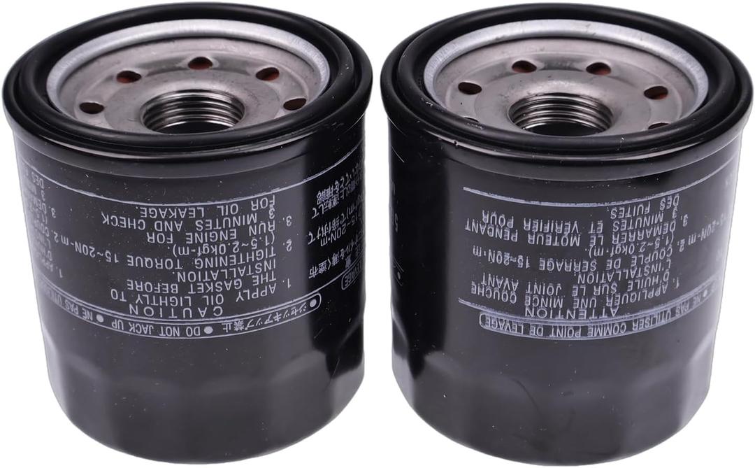 New 2PCS Oil Filter 5GH-13440-00-00 5GH-13440-30-00 Compatible With Yamaha F115 F100 F90 F75 Outboard