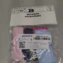 Amazon Essentials womens Seamless Breathable Underwear for Women Thong, Bonded Stretch (Pack of 4, 2XL, Blue/Pink)