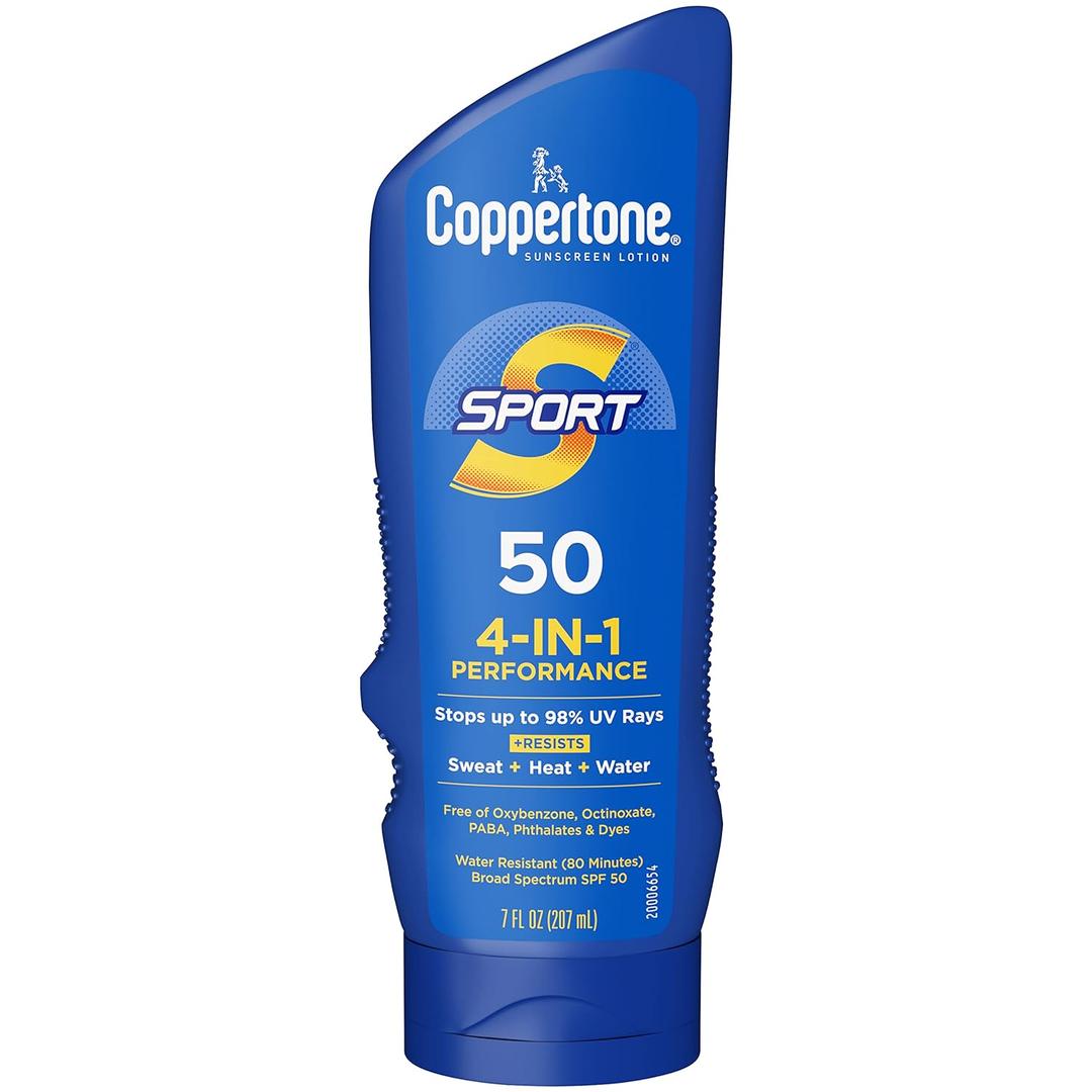 Coppertone SPORT Sunscreen Lotion Broad Spectrum SPF 50 (7 Fluid Ounce) 
