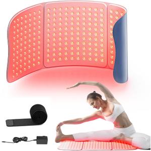 30 x 12 Large Red Light Therapy Pad for Body, 264 Triple-Chip LEDs Near Infrared Red Light Therapy Mat with Timer for Full Body Joint Muscle Pain Relief, 660nm & 850nm, 36W (Blue)